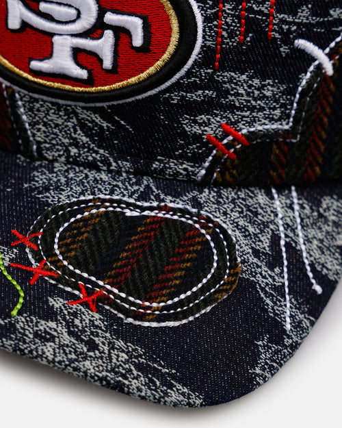 New Era San Francisco 49ers 'Running Stitch' 9FORTY A-Frame Snapback Multi