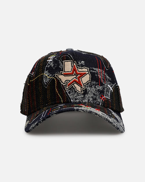 New Era Houston Astros 'Running Stitch' 9FORTY A-Frame Snapback Multi