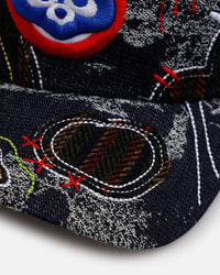 New Era Chicago Cubs 'Running Stitch' 9FORTY A-Frame Snapback Multi