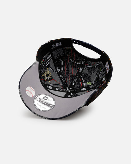 New Era Chicago Cubs 'Running Stitch' 9FORTY A-Frame Snapback Multi