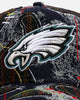 New Era Philadelphia Eagles 'Running Stitch' 9FORTY A-Frame Snapback Multi