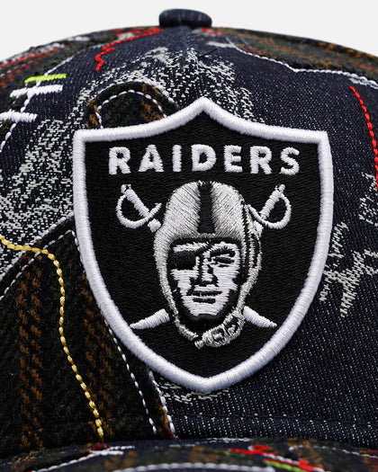 New Era Las Vegas Raiders 'Running Stitch' 9FORTY A-Frame Snapback Multi