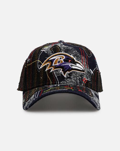 New Era Baltimore Ravens 'Running Stitch' 9FORTY A-Frame Snapback Multi
