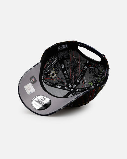 New Era Baltimore Ravens 'Running Stitch' 9FORTY A-Frame Snapback Multi