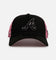 New Era Atlanta Braves 'Thoughtful' 9FORTY A-Frame Trucker Snapback Black/Pink