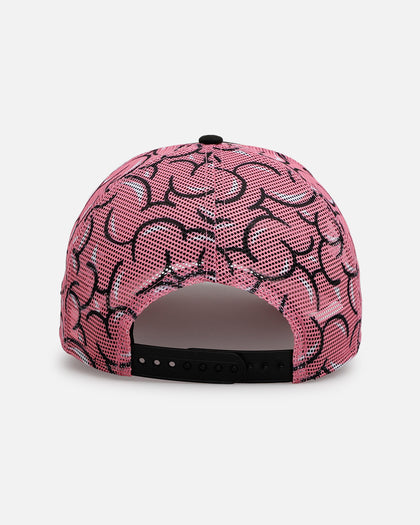 New Era Los Angeles Dodgers 'Thoughtful' 9FORTY A-Frame Trucker Snapback Black/Pink