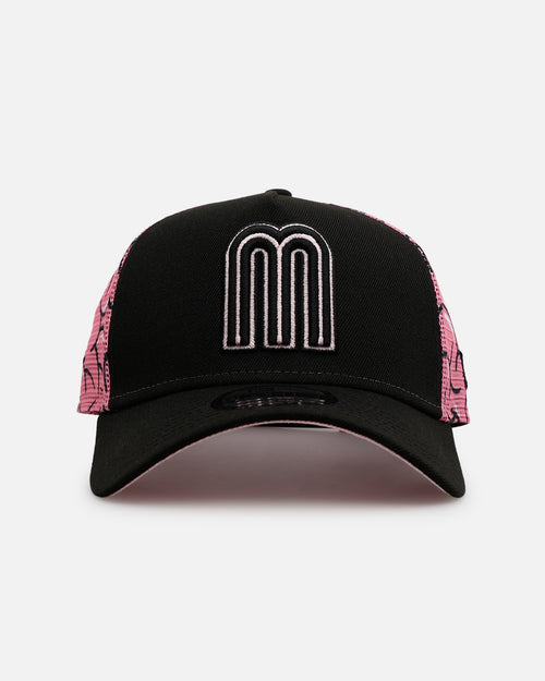 New Era Mexico National Baseball Team 'Thoughtful' 9FORTY A-Frame Trucker Snapback Black/Pink