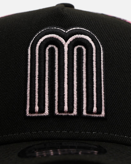 New Era Mexico National Baseball Team 'Thoughtful' 9FORTY A-Frame Trucker Snapback Black/Pink