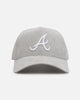 47 Brand Atlanta Braves 'Ultrasuede' '47 MVP DT Strapback Gray/White