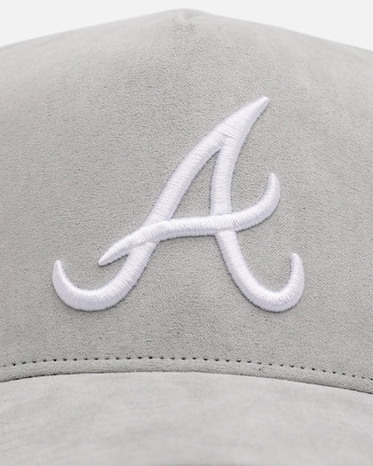47 Brand Atlanta Braves 'Ultrasuede' '47 MVP DT Strapback Gray/White