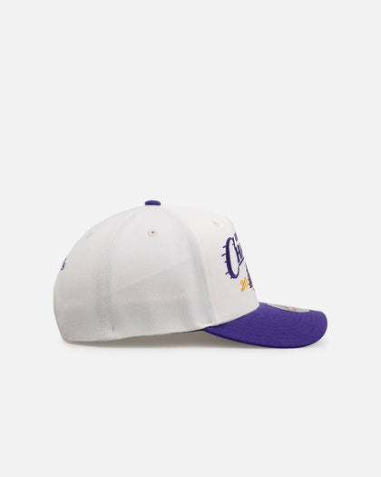 Mitchell & Ness Los Angeles Lakers 'NBA Elite Finals' MVP Snapback Cream/Purple