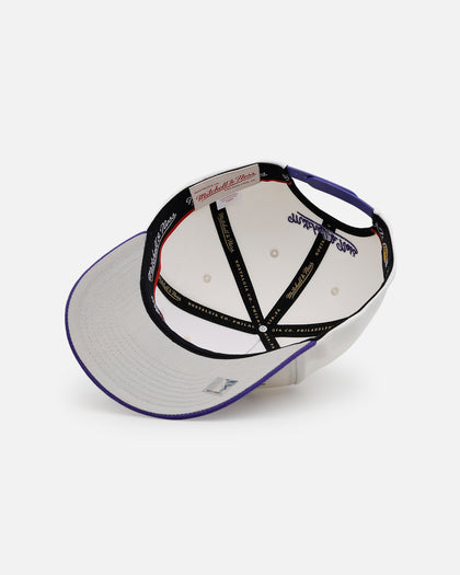 Mitchell & Ness Los Angeles Lakers 'NBA Elite Finals' MVP Snapback Cream/Purple