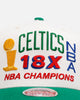 Mitchell & Ness Boston Celtics 'NBA Elite Finals' MVP Snapback Cream/Green