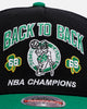 Mitchell & Ness Boston Celtics 'NBA Elite Finals' MVP Snapback Black/Green