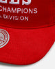 Mitchell & Ness Chicago Bulls 'Worldwide' Deadstock Corduroy Snapback Red