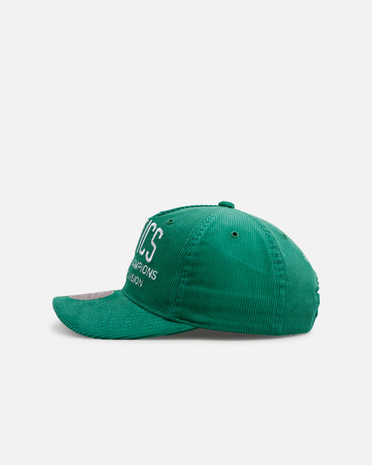 Mitchell & Ness Boston Celtics 'Worldwide' Deadstock Corduroy Snapback Green