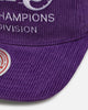 Mitchell & Ness Los Angeles Lakers 'Worldwide' Deadstock Corduroy Snapback Purple
