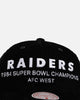 Mitchell & Ness Las Vegas Raiders 'Worldwide' Deadstock Corduroy Snapback Black