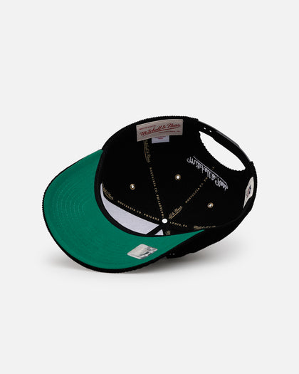 Mitchell & Ness Las Vegas Raiders 'Worldwide' Deadstock Corduroy Snapback Black