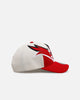 Mitchell & Ness Chicago Bulls 'Shark Tooth' Pro Pinch Snapback Cream/Red