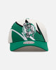 Mitchell & Ness Boston Celtics 'Shark Tooth' Pro Pinch Snapback Cream/Green