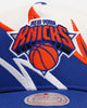 Mitchell & Ness New York Knicks 'Shark Tooth' Pro Pinch Snapback Cream/Blue