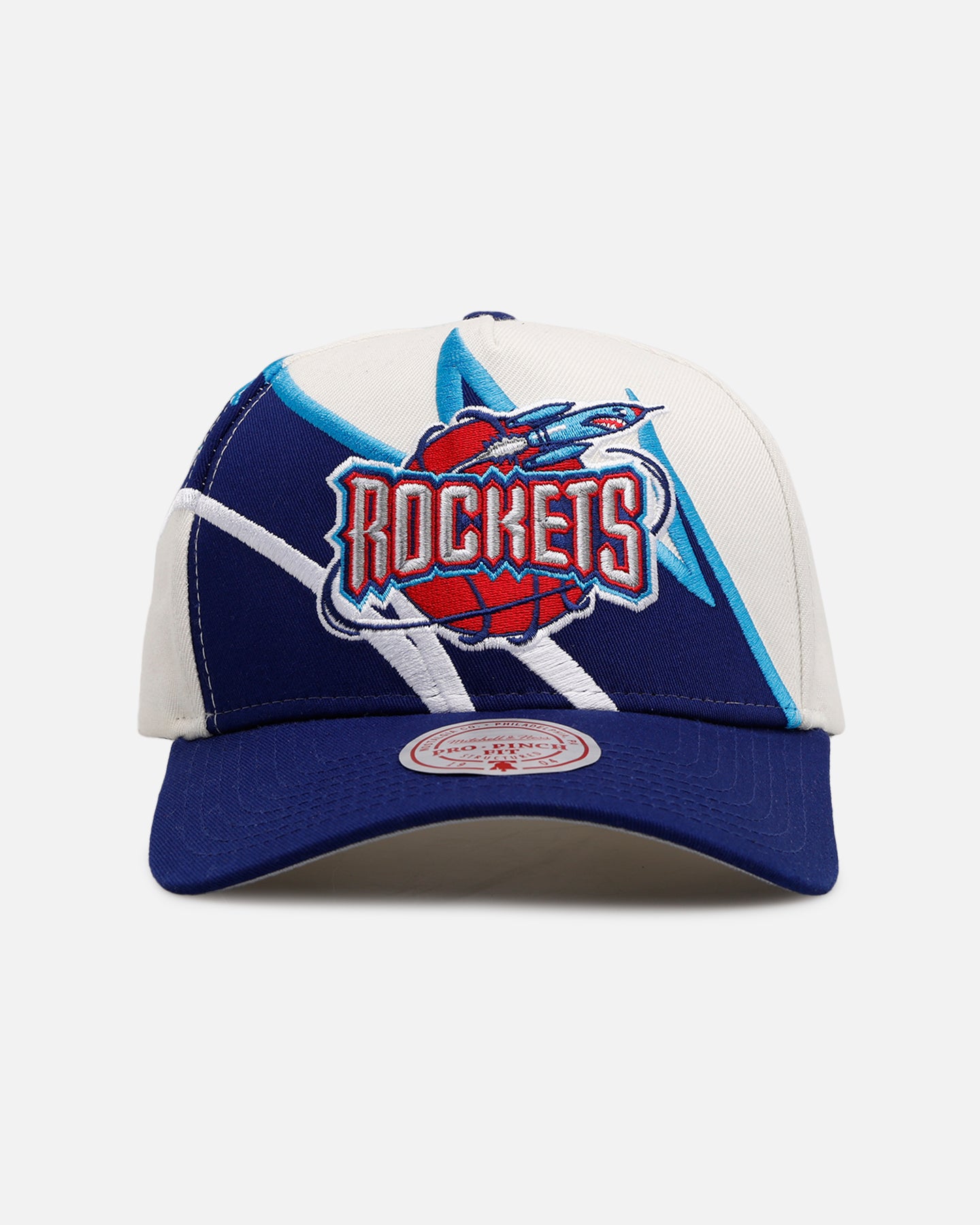 Houston Rockets キャップ グレー/レッド Mitchell & Ness Houston Rockets 'Shark Tooth' Pro Pinch Snapback
