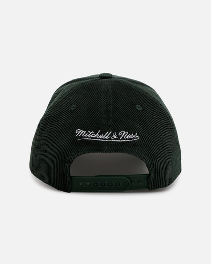 Mitchell & Ness Seattle SuperSonics 'Vintage Cord' Pro Pinch Corduroy Snapback Green