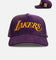 Mitchell & Ness Los Angeles Lakers 'Vintage Cord' Pro Pinch Corduroy Snapback Purple