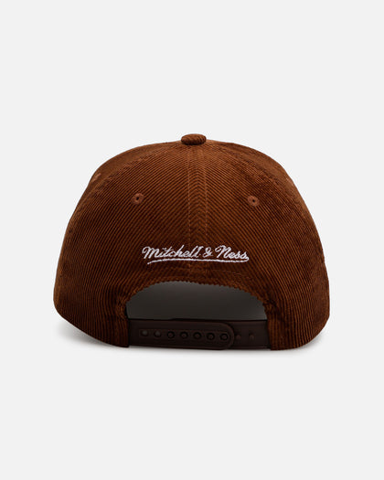 Mitchell & Ness San Diego Padres 'Vintage Cord' Pro Pinch Corduroy Snapback Brown