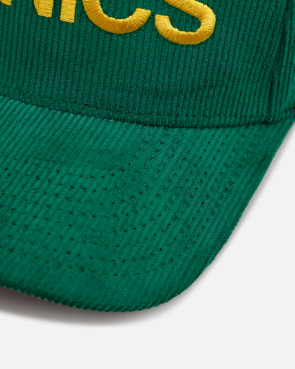 Mitchell & Ness Seattle SuperSonics 'Vintage Cord' Pro Pinch Corduroy Snapback Green