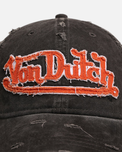 Von Dutch Von Dutch Dad Strapback Hat Washed Black