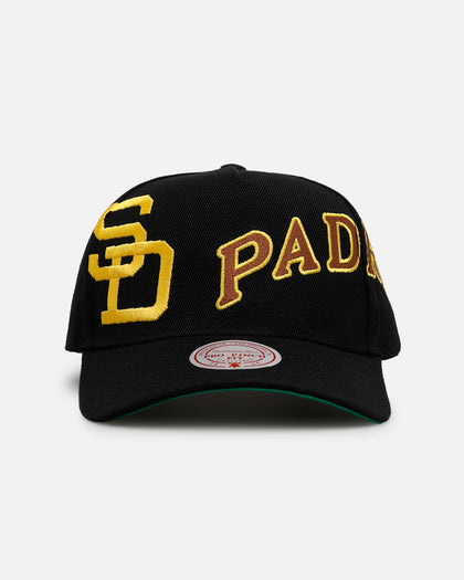 Mitchell & Ness San Diego Padres 'Busted' Pro Pinch Snapback Black