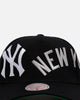 Mitchell & Ness New York Yankees 'Busted' Pro Pinch Snapback Black