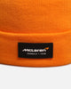 New Era X Mclaren Essential Cuff Knit Beanie Orange