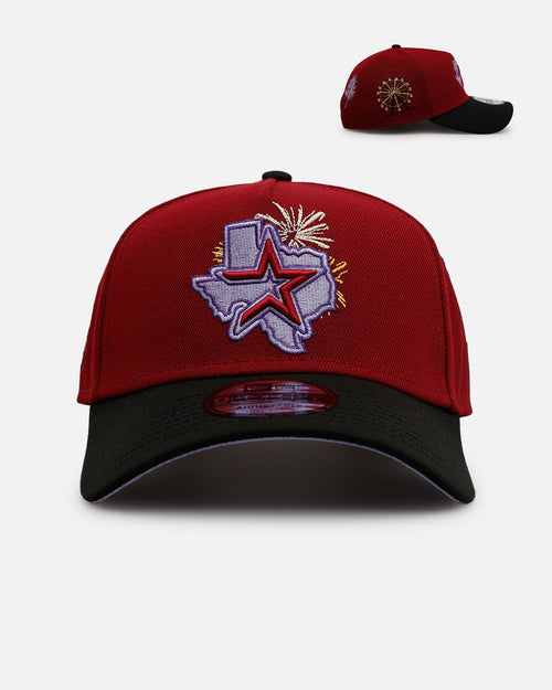 New Era Houston Astros 'Carnival' 9FORTY A-Frame Snapback Cardinal