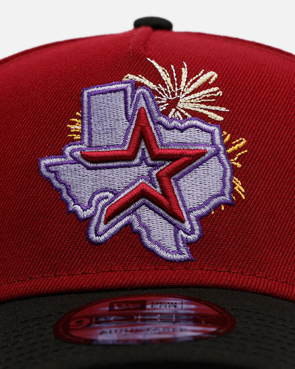 New Era Houston Astros 'Carnival' 9FORTY A-Frame Snapback Cardinal