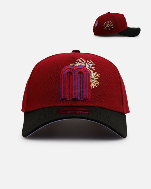 New Era Mexico National Baseball Team 'Carnival' 9FORTY A-Frame Snapback Cardinal