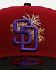 New Era San Diego Padres 'Carnival' 9FORTY A-Frame Snapback Cardinal