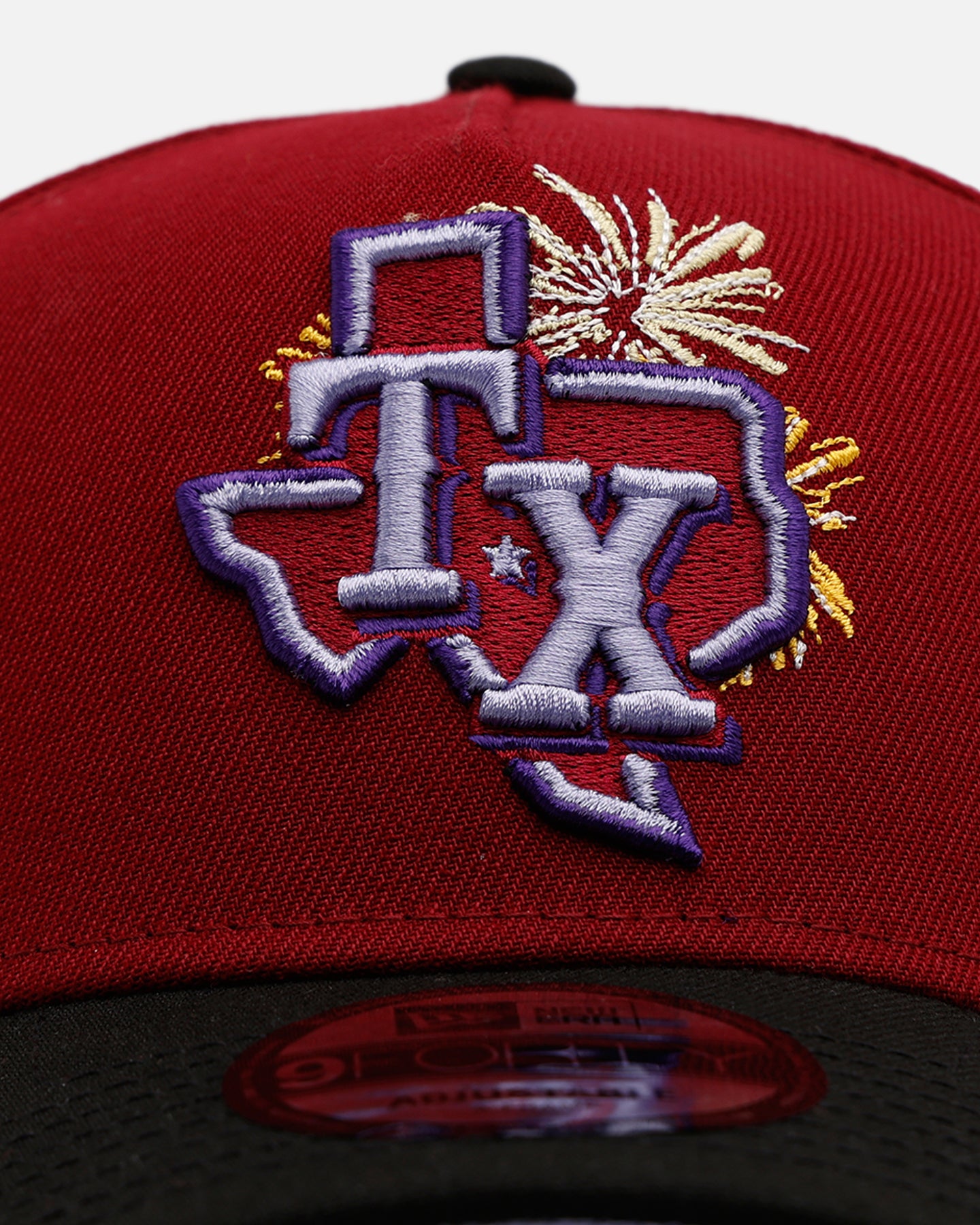 New Era Texas Rangers 'Carnival' 9FORTY A-Frame Snapback Cardinal New Era Texas Rangers 'Carnival' 9FORTY A-Frame Snapback Cardinal