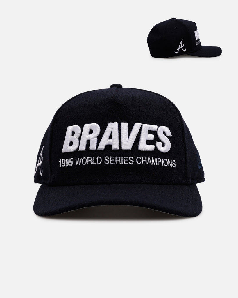 Atlanta Braves キャップ ネイビー Atlanta Braves City Connect 9SEVENTY Stretch-Snap Hat – New