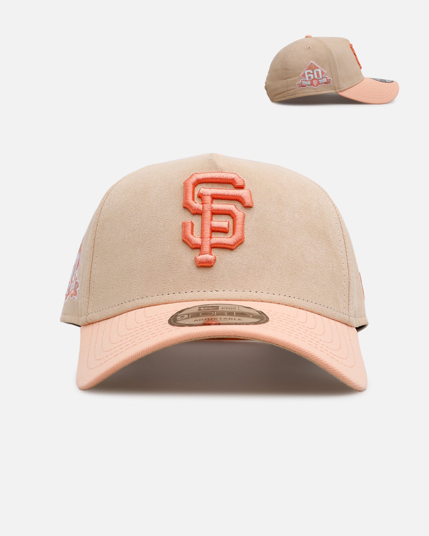 New Era San Francisco Giants 'Peach Suede' 9FORTY A-Frame Snapback