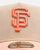 New Era San Francisco Giants 'Peach Suede' 9FORTY A-Frame Snapback Peach