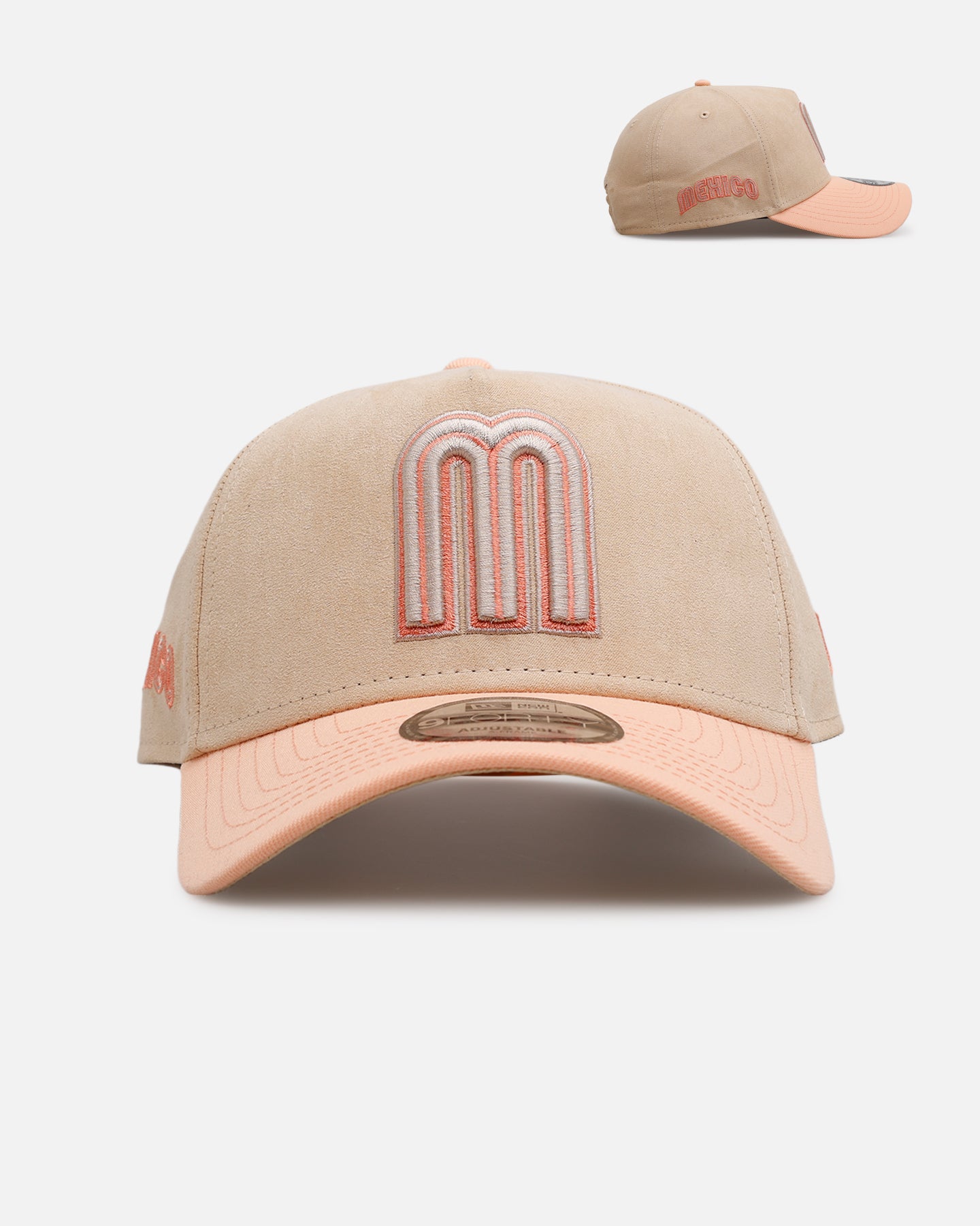 New Era Mexico National Baseball Team 'Peach Suede' 9FORTY A-Frame