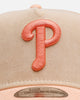 New Era Philadelphia Phillies 'Peach Suede' 9FORTY A-Frame Snapback Peach
