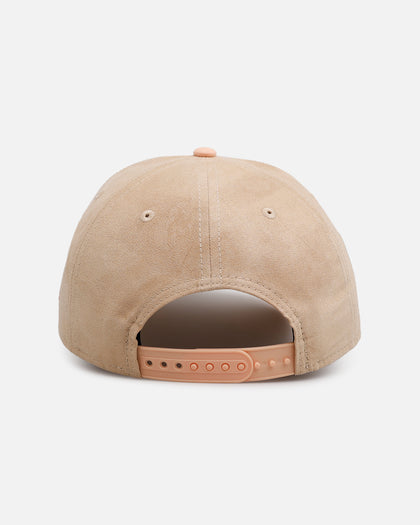 New Era New York Yankees 'Peach Suede' 9FORTY A-Frame Snapback Peach