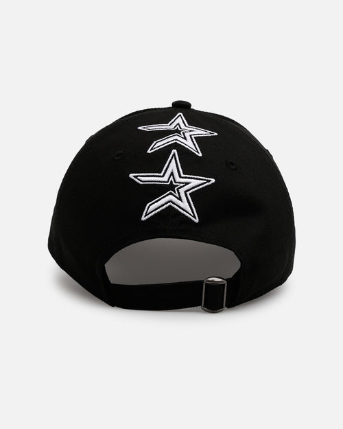 New Era Houston Astros 'Spine' 9FORTY A-Frame Strapback Black/White