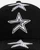New Era Houston Astros 'Spine' 9FORTY A-Frame Strapback Black/White