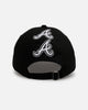 New Era Atlanta Braves 'Spine' 9FORTY A-Frame Strapback Black/White