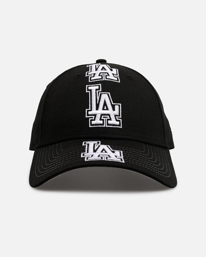 New Era Los Angeles Dodgers 'Spine' 9FORTY A-Frame Strapback Black/White
